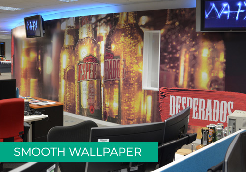 Example of smooth digital wallpaper in Edinburgh Shop