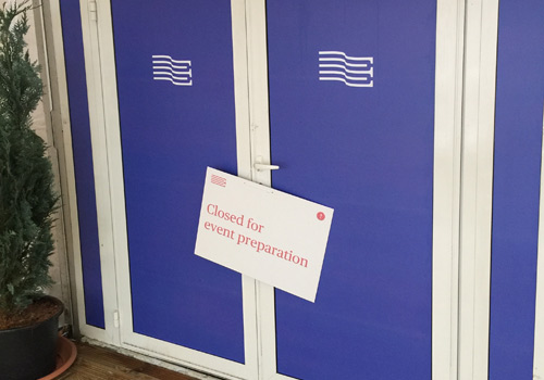 Example of Events Signage in Edinburgh
