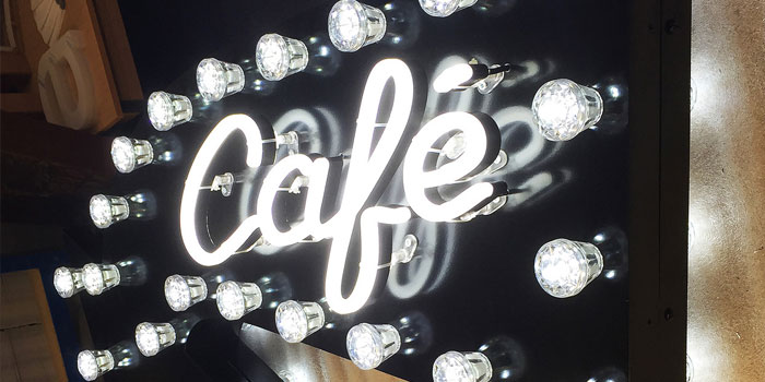 Illuminated Sign fairground example in Scotland