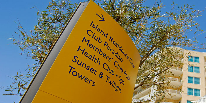 Signage example in Scotland
