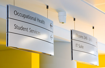 Modulex Suspended Wayfinding Signage