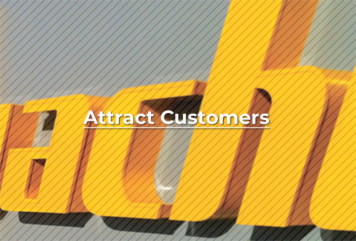 Attract Customers with our premium retail window signage