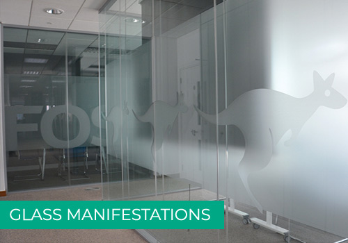 Example of Window Glass Manifestation in Edinburgh Shop