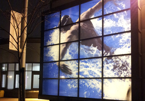 Example of Window Graphics in the high street